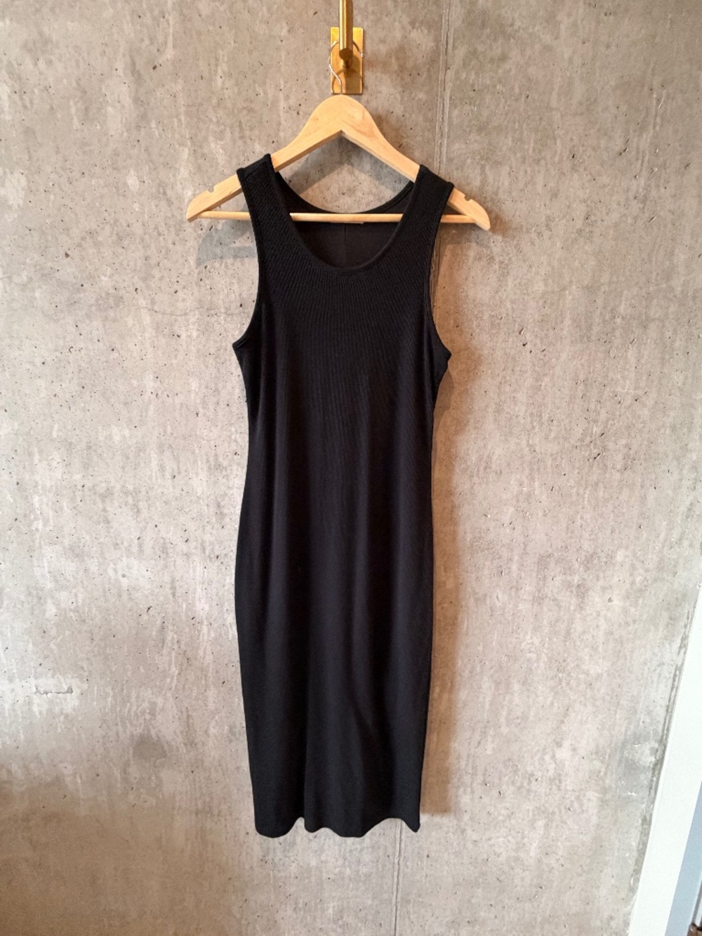 Marine Layer Lexi Daytime Midi Dress Black Size M